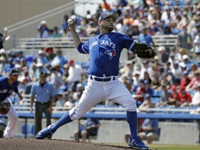 Blue Jays starting pitcher Marco Estrada will open the season against the Orioles on Monday in Baltimore. (Chris O'Meara/AP Photo)