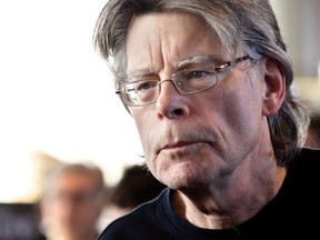 American author Stephen King poses for photographers on November 13, 2013 in Paris, before a book signing event dedicated to the release of his new book 'Doctor Sleep', the sequel to his 1977 novel 'The Shining'. The best-selling author has written over 50 novels and sold 350 million copies worldwide. (KENZO TRIBOUILLARD/AFP/Getty Images)