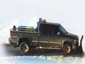 Gatineau police are seeking the owner of this truck in connection with a fatal hit-and-run crash March 6. Police handout