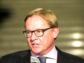 Living Waters Trustees expressed concern about new regulations on school fees being imposed by the Ministry of Education. Above, Minister of Education David Eggen (Greg Southham | Postmedia Network).