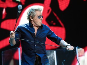 In this Oct. 9, 2016, file photo, Roger Daltrey of The Who performs on day 3 of the 2016 Desert Trip music festival at Empire Polo Field in Indio, Calif. Daltrey told NME for a story published online on March 29, 2017 that "a dead dog" would have beaten Hillary Clinton in the U.S. presidential election. (Photo by Chris Pizzello/Invision/AP, File)