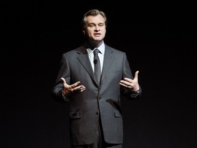 Christopher Nolan, director of the upcoming film ‘Dunkirk,’ discusses the film during the Warner Bros. Pictures presentation at CinemaCon 2017 at Caesars Palace on Wednesday, March 29, 2017, in Las Vegas. (Chris Pizzello/Invision/AP)