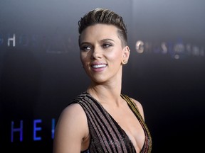 Scarlett Johansson attends the ‘Ghost In The Shell’ premiere at AMC Lincoln Square Theater on March 29, 2017 in New York City. (Jamie McCarthy/Getty Images)