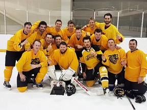 Remax Quinte are the 2016-17 MTNHL A Division champs. (Submitted photo)