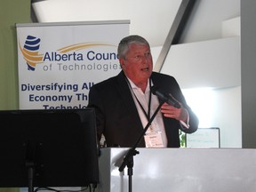Town of Devon Mayor Stephen Lindop was one of the keynote speakers at the Clean Energy Technologies Conference held on March 23 and 24 at the Clean Energy Technology Centre.