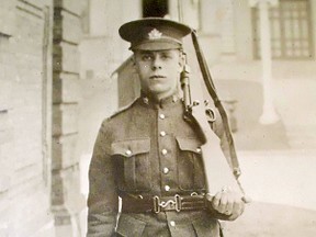 Pte. Douglas Clark was only 15 when he enlisted in the Canadian military to fight in the Battle of Vimy Ridge in 1917. He lied about his age and became a soldier. He was killed by a German shell while leaving the trenches on Apr. 5, 1917. (SUPPLIED)