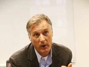 Federal Conservative leadership hopeful Maxime Bernier spoke to the Toronto Sun Editorial Board on March 30 in Toronto, Ont. on Thursday March 30, 2017. (Michael Peake/Toronto Sun)