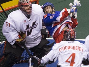 The Toronto Rock lost to the Vancouver Stealth on Friday night. (ERNEST DOROSZUK/Toronto Sun)