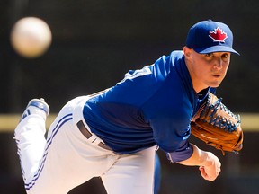 Aaron Sanchez is expected to play a major role with the Blue Jays this season. (THE CANADIAN PRESS/Nathan Denette)
