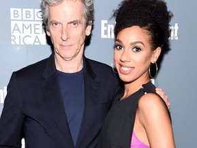Peter Capaldi and  Pearl Mackie attend EW Hosts An Evening With BBC America on Oct. 6, 2016 in New York City.  (Dave Kotinsky/Getty Images for Entertainment Weekly)