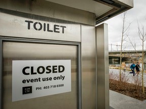 The City of Calgary shut its un-manned public toilets in the East Village after improper use.