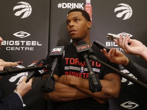 With the Raptors only having five games remaining, Kyle Lowry is hoping to get in some action.