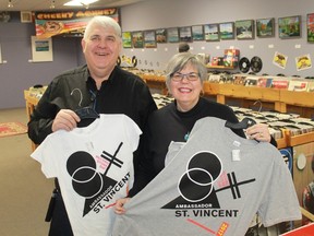 Roland and Mary Anne Peloza, owners of Sarnia's only remaining independent record store Cheeky Monkey, are preparing for their busiest day of the year, International Record Store Day, which takes place on Saturday, Apr. 22. 
CARL HNATYSHYN/SARNIA THIS WEEK