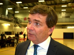 Agrilcture and Forestry Minister Oneil Carlier, who’s also the MLA for Whitecourt-St. Anne, announced tougher new fines for Albertans who cause forest fires (Jeremy Appel | Whitecourt Star).