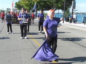 The Colts Drum Line is shown in this file photo marching in the Sarnia Labour Day Parade. The drum line is currently looking for a permanent home to hold rehearsals and store its equipment. (File photo)