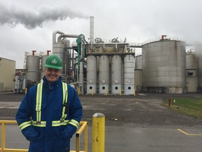 IGPC Ethanol Inc. director of operations Kevin Norton shows off the soon-to-be expanded plant in Aylmer. Crews are ready to break ground on a $100 million addition that will double its ethanol output. IGPC is hoping to have their new expansion up-and-running by November 2018. (Jennifer Bieman/Times-Journal)