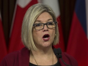NDP Leader Andrea Horwath said the Liberal government has a “dismal” track record when it comes to children with autism. (CRAIG ROBERTSON/TORONTO SUN)