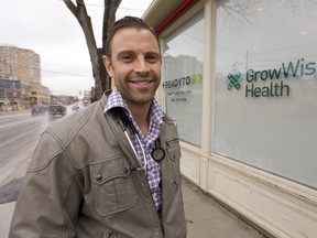 Physician Michael Hart has opened a medical marijuana clinic at 692 Richmond St. He says the stigma around medical marijuana prevents many doctors from prescribing it, even though its a better alternative to opioids for pain. (MIKE HENSEN, The London Free Press)