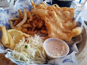 A standard serving at Grandin Fish ‘N’ Chips. Photo by Graham Hicks