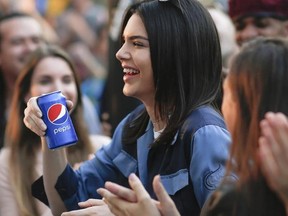 Kendall Jenner sips a Pepsi in a screengrab from her "tone deaf" ad.