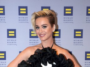 Katy Perry at The Human Rights Campaign 2017 Los Angeles Gala Dinner at JW Marriott Los Angeles at L.A. LIVE on March 18, 2017 in Los Angeles, California. (Photo by Christopher Polk/Getty Images for Human Rights Campaign)
