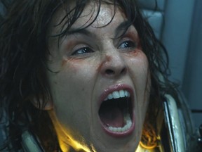 Noomi Rapace as Dr. Elizabeth Shaw in a scene from 2012's Prometheus.
