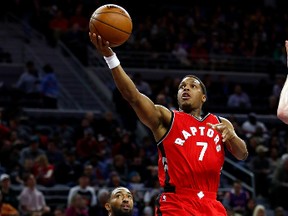 Kyle Lowry returned with a great effort in Detroit for the Raptors. AP