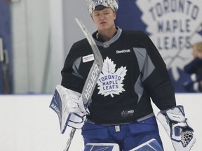 Columnist Ben McLean, a Maple Leafs fan, had some doubts when Toronto acquired goalie Frederik Andersen from Anaheim last summer. (Jack Boland/Postmedia Network)