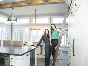 Erika Friesen, left, designer/owner of Erika Friesen Designs, and Jennifer Sanders, senior designer at GCW Custom Kitchens & Cabinetry, worked together to bring a client?s vision for her kitchen to life. (Supplied photo)