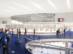 Northlands Ice Coliseum Level 5 concourse