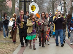 The Lemon Bucket Orkestra will perform Nov. 2 as part of the Global series at the Isabel Bader Centre for the Performing Arts. (Supplied photo)