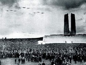 The Second World War was less than a month old when a Toronto newspaper ran this story saying the Vimy Ridge monument had been destroyed by German bombers. The story was false.