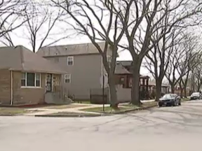 The Chicago neighbourhood where gunfire erupted early Sunday. (NBC Chicago)