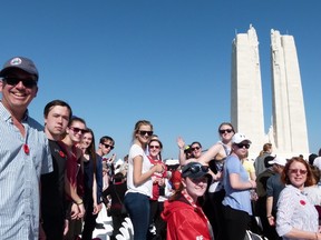Barbara Canton/Supplied Photo
Students from Napanee District Secondary School were among the thousands at the Vimy Ridge 100th anniversary ceremony in France on Sunday, April 9.