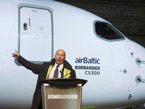 Bombardier CEO Alain Bellemare says the company did "a bad job" explaining its decision to raise executive compensation. (Graham Hughes/The Canadian Press/Files)