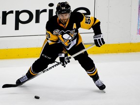 How, exactly, do the Penguins replace the talent of injured defenceman Kris Letang? (AP Photo/Gene J. Puskar, File)