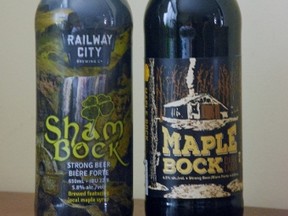 Can you spot the difference? Railway City Brewing Company in St. Thomas has renamed Sham Bock to Maple Bock. They are essentially the same beer but Maple Bock's appeal lasts past St. Patrick's Day.