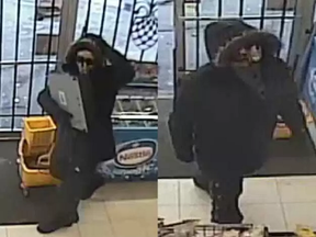 Ottawa police are seeking a suspect in connection with a convenience store robbery on Carling Avenue.