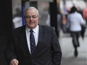 Winston Blackmore leaves Federal Court in Vancouver on Jan. 25, 2012, during a break in a Tax Court of Canada hearing. (Jason Payne/Postmedia/Files)