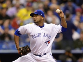 Jays starter Nelson Liriano.