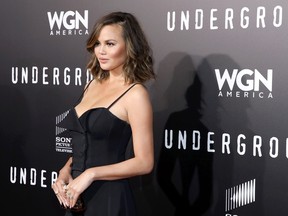 Chrissy Teigen attends WGN America's 'Underground' Season Two Premiere Screening at Regency Village Theatre on March 1, 2017 in Westwood, California. (Photo by Rachel Murray/Getty Images for WGN America)