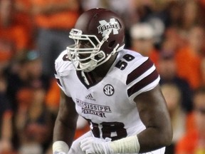 Justin Senior playing for Mississippi State. (Handout)