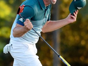 Sergio Garcia celebrates his first-ever Masters win last weekend at Augusta, GA. (PGA photo)