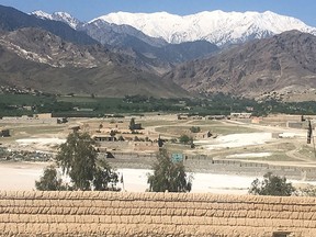 A general view of Achin district, in Jalalabad, after U.S. forces dropped Thursday the bomb, Afghanistan, Friday, April 14, 2017. U.S. forces in Afghanistan on Thursday struck an Islamic State tunnel complex in eastern Afghanistan with "the mother of all bombs," the largest non-nuclear weapon every used in combat by the U.S. military, Pentagon officials said. (AP Photo/Rahmat Gul)