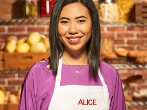 MasterChef Canada contestant Alice Luo. (Bell Media/Supplied)