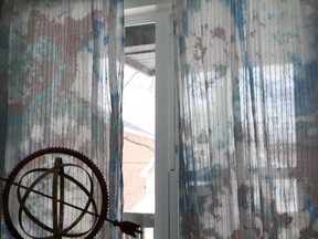 tie-dye curtains