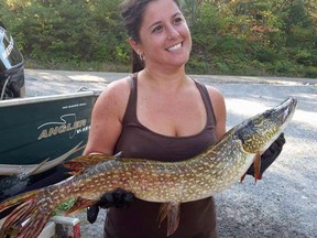 Lynne Ethier sent in this photo of the biggest pike she caught last summer, and it was chosen to appear in Saturday's edition of The Sudbury Star as part of our contest to send a lucky angler and their fishing partner to compete in the annual Sturgeon Falls Rod and Gun Club Pike Tournament, one of the biggest events of its kind in Northern Ontario.