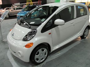 The Mitsubishi i-Miev electric car. (Dave Halliday)