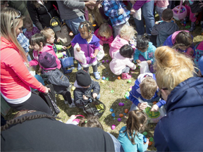 The Ottawa Egg Drop took place in the fields at the Canada Aviation and Space Museum Saturday April 15, 2017.