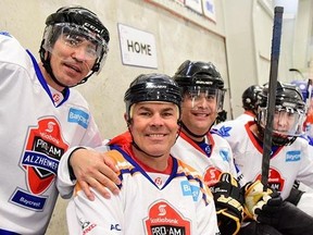NHL Alumni who participated in the 2016 Scotiabank Pro-Am for Alzheimer's in support of Baycrest were among the hockey players invited to participate in a comprehensive neuropsychological study. (supplied photo)
